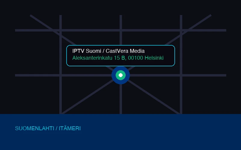 IPTV Suomi toimipiste kartalla: Aleksanterinkatu 15 B, 00100 Helsinki